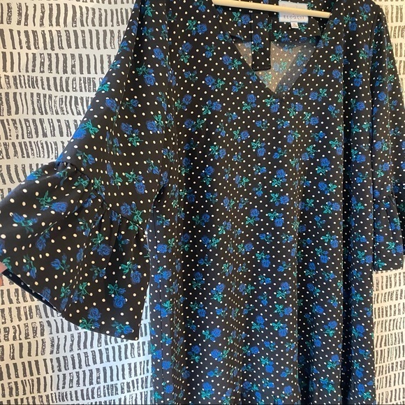 Draper James for Eloquii Floral Flounce Dress - Picture 7 of 14